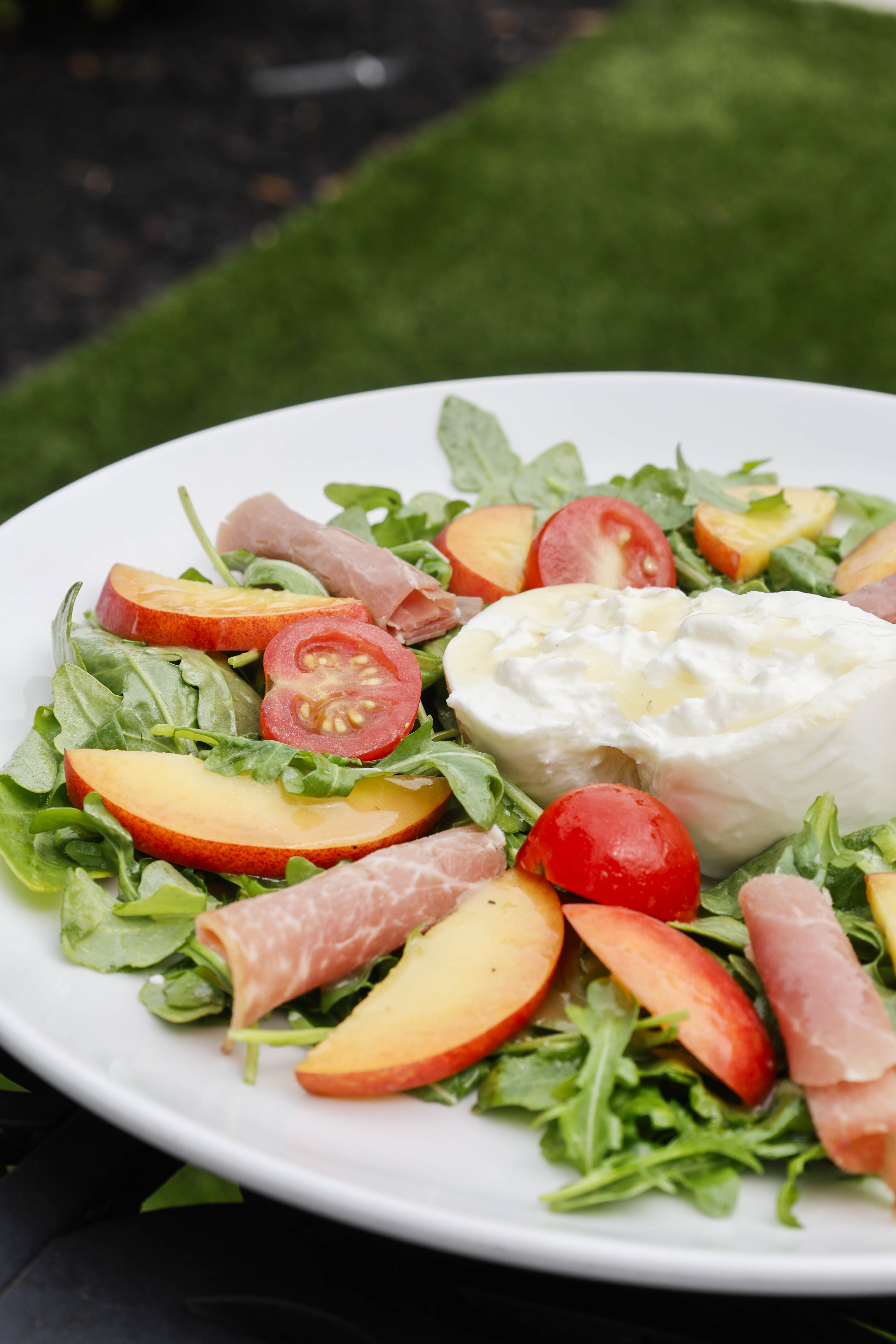 Peach Burrata