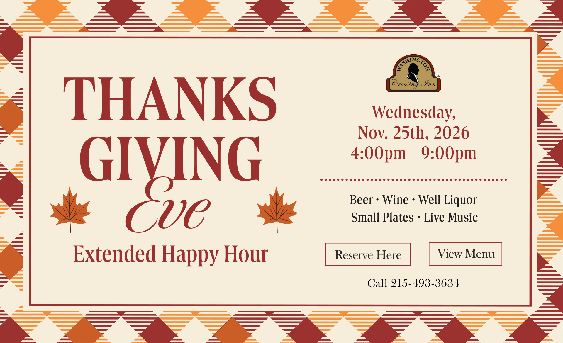 Thanksgiving Eve